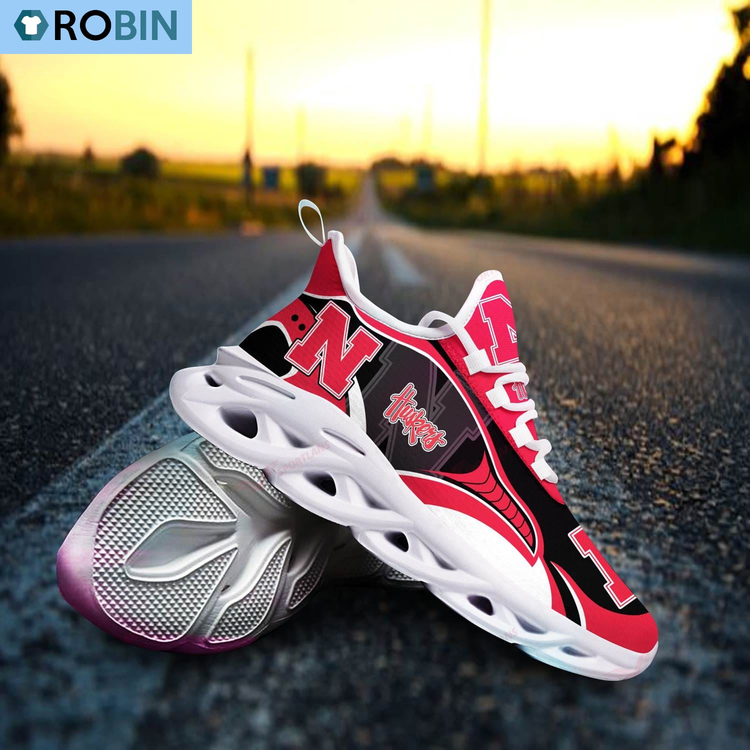 Nebraska Cornhuskers Sneakers Shoes