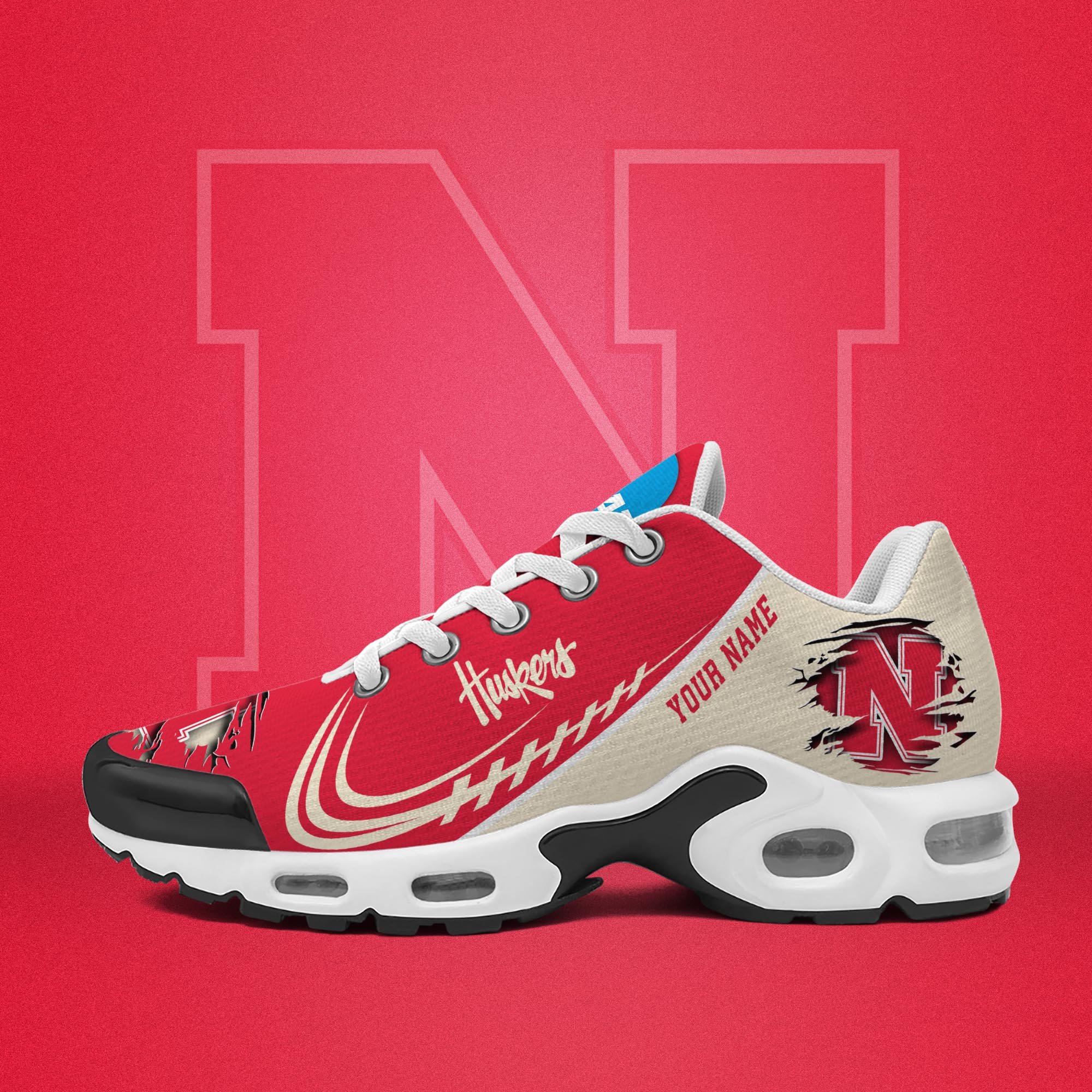 Nebraska Cornhuskers TN Shoes 2026 Version Custom Name