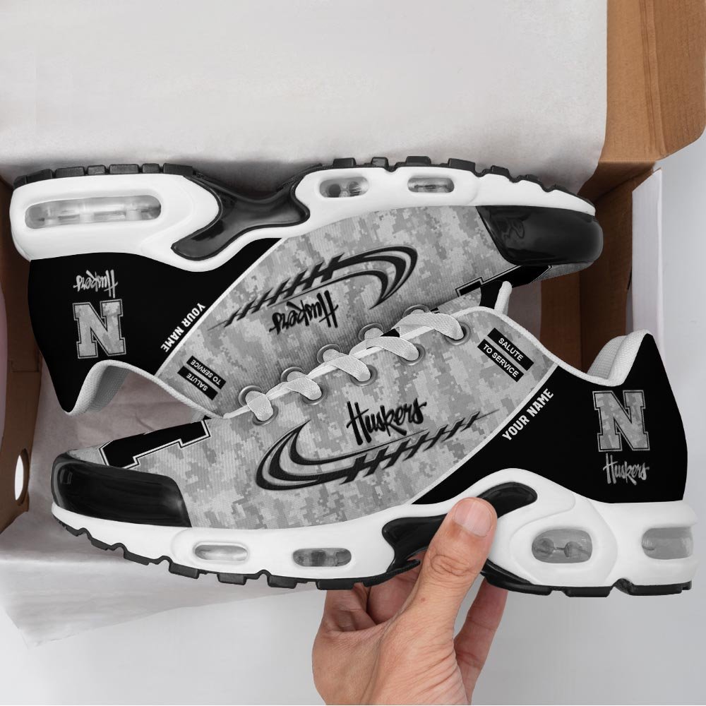 Nebraska Cornhuskers TN Shoes 2026 Version Custom Name, Camouflage Shoes