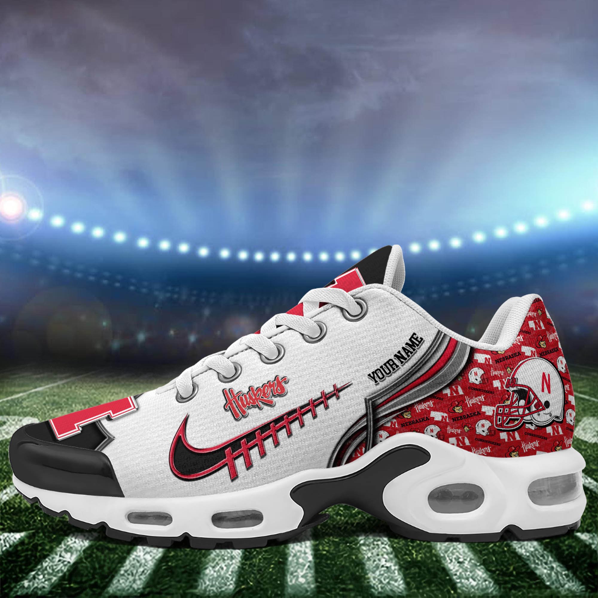 Nebraska Cornhuskers TN Shoes 2026 Version Custom Your Name 642