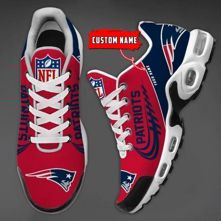 New England Patriots Custom Name-TN Shoes And Baseball Jersey Shirt Perfect Gift-DS001