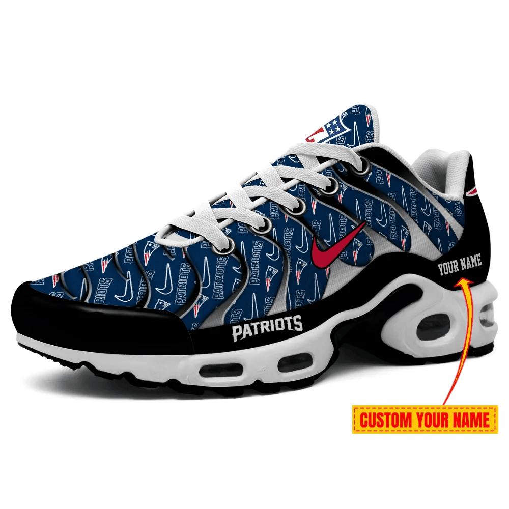 New England Patriots Personalized Name Team Mix Colors V5 TN Shoes Air Cushion Sneakers
