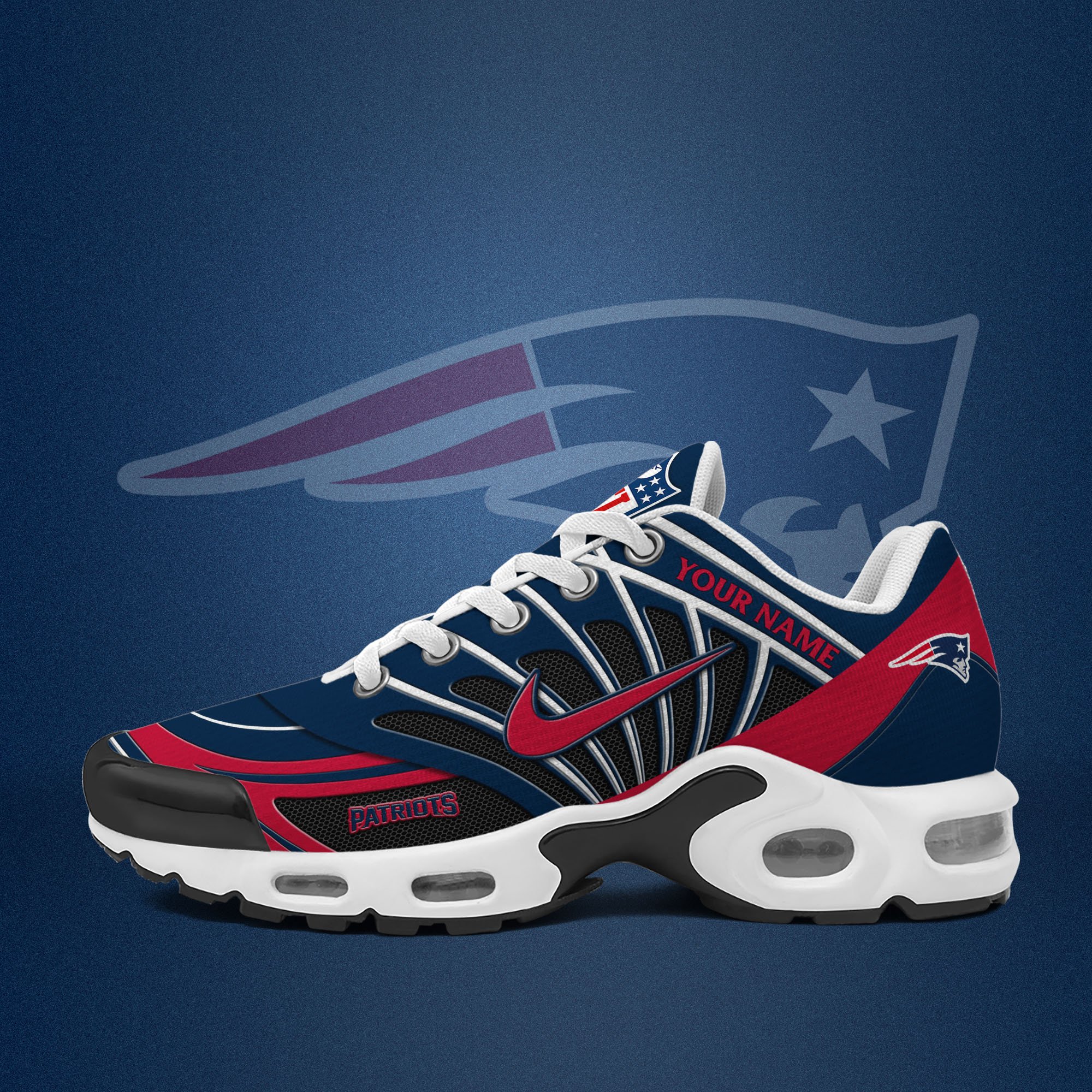 New England Patriots TN Shoes 2026 Versions Custom Your Name 921