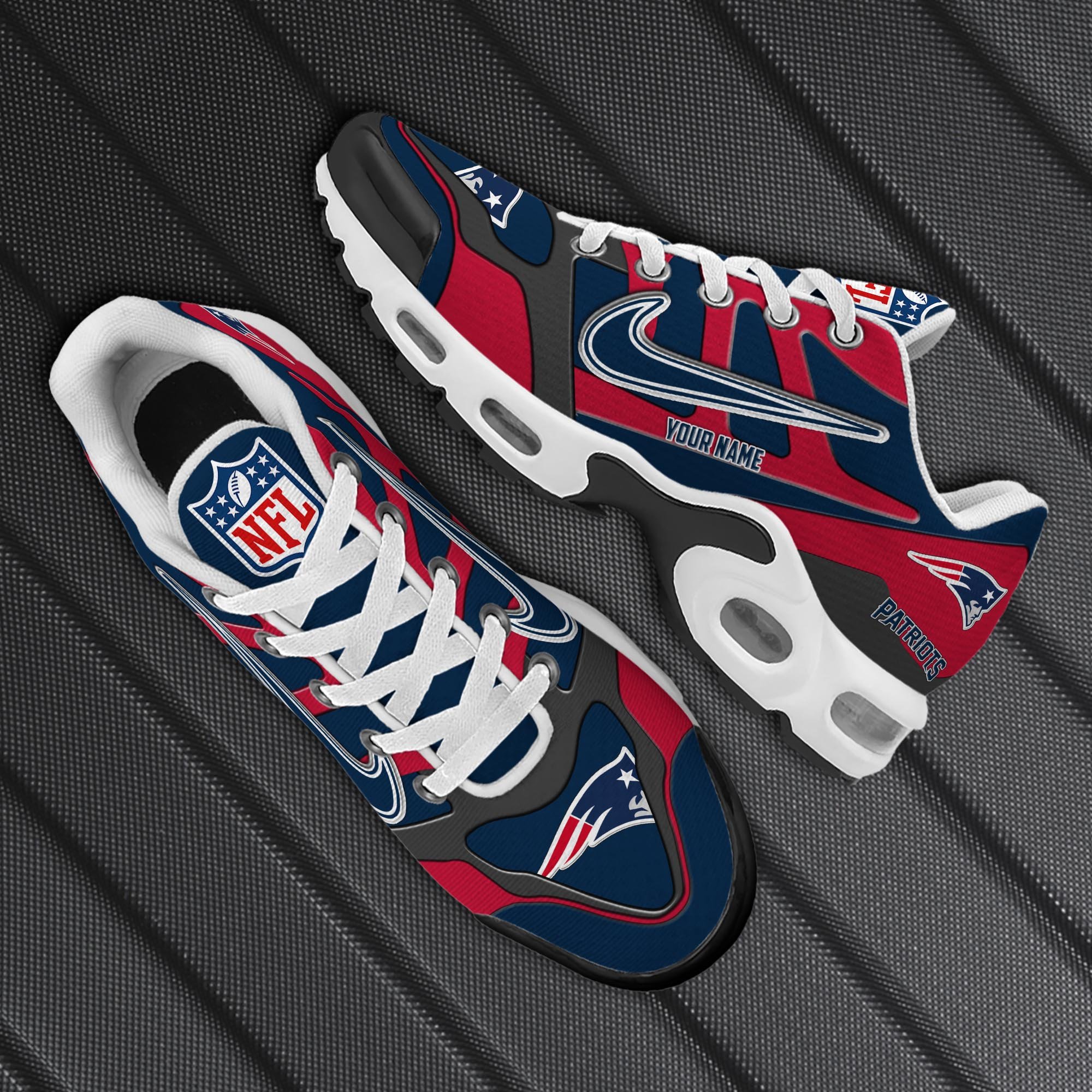 New England Patriots TN Shoes Custom Your Name