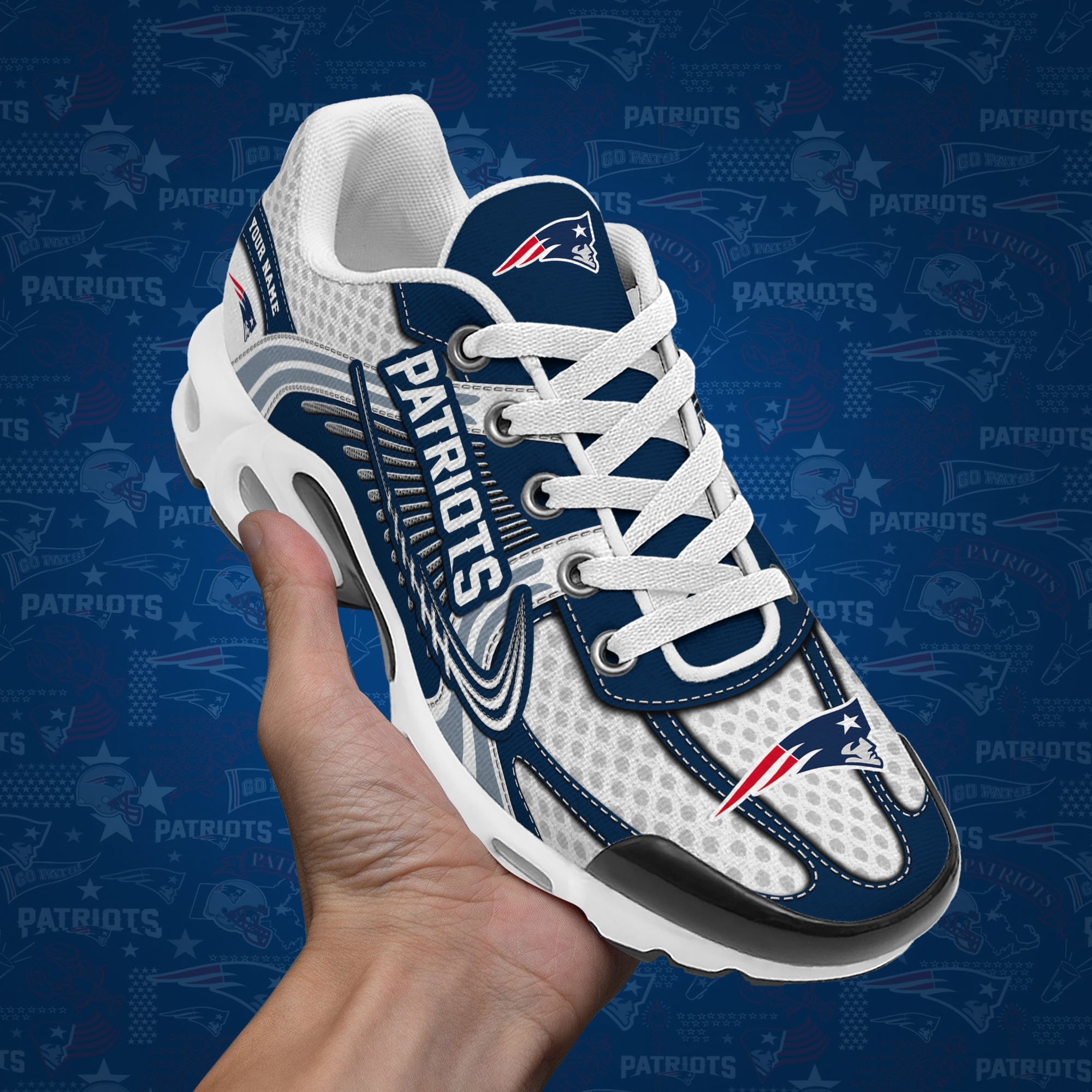 New England Patriots TN Shoes Custom Your Name, Sport Team Shoes