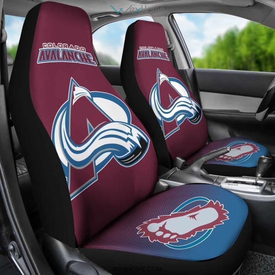 New Fashion Fantastic Colorado Avalanche Car Seat Covers Unique Car Gift 2021