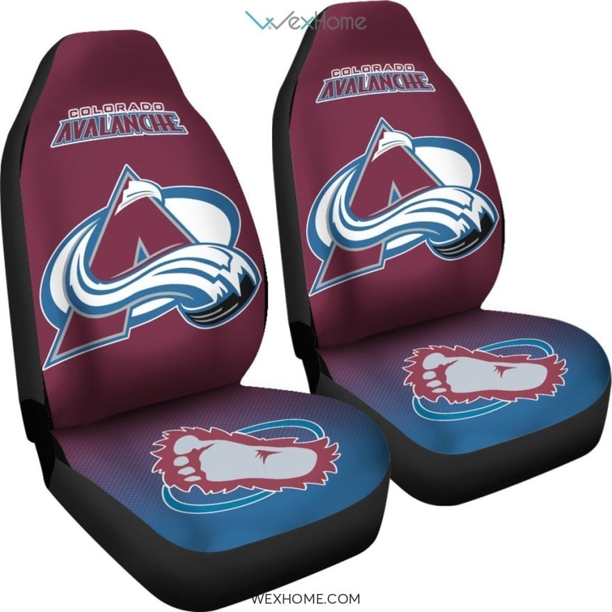 New Fashion Fantastic Colorado Avalanche Car Seat Covers Unique Car Gift 2021