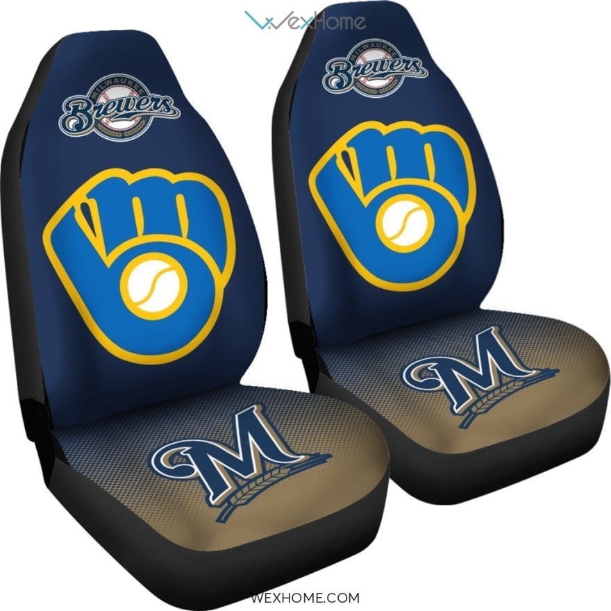 New Fashion Fantastic Milwaukee Brewers Car Seat Covers