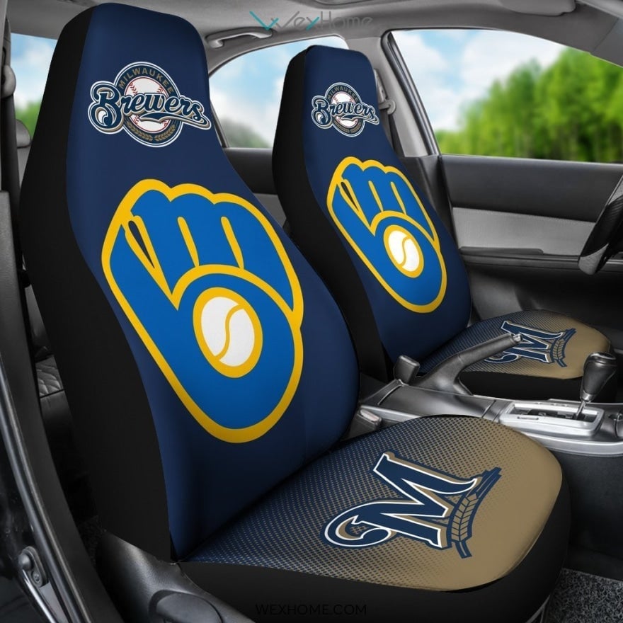 New Fashion Fantastic Milwaukee Brewers Car Seat Covers
