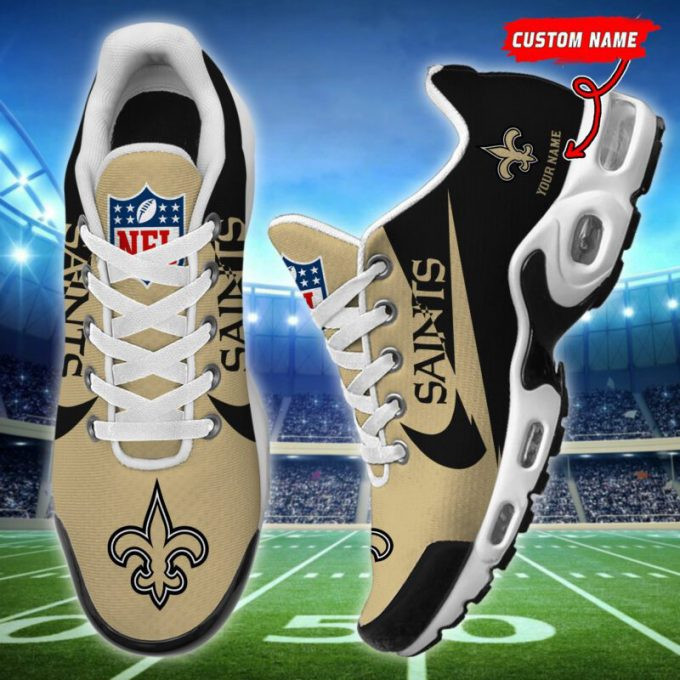 New Orleans Saints Custom Name Shoes Air Cushion Sneakers