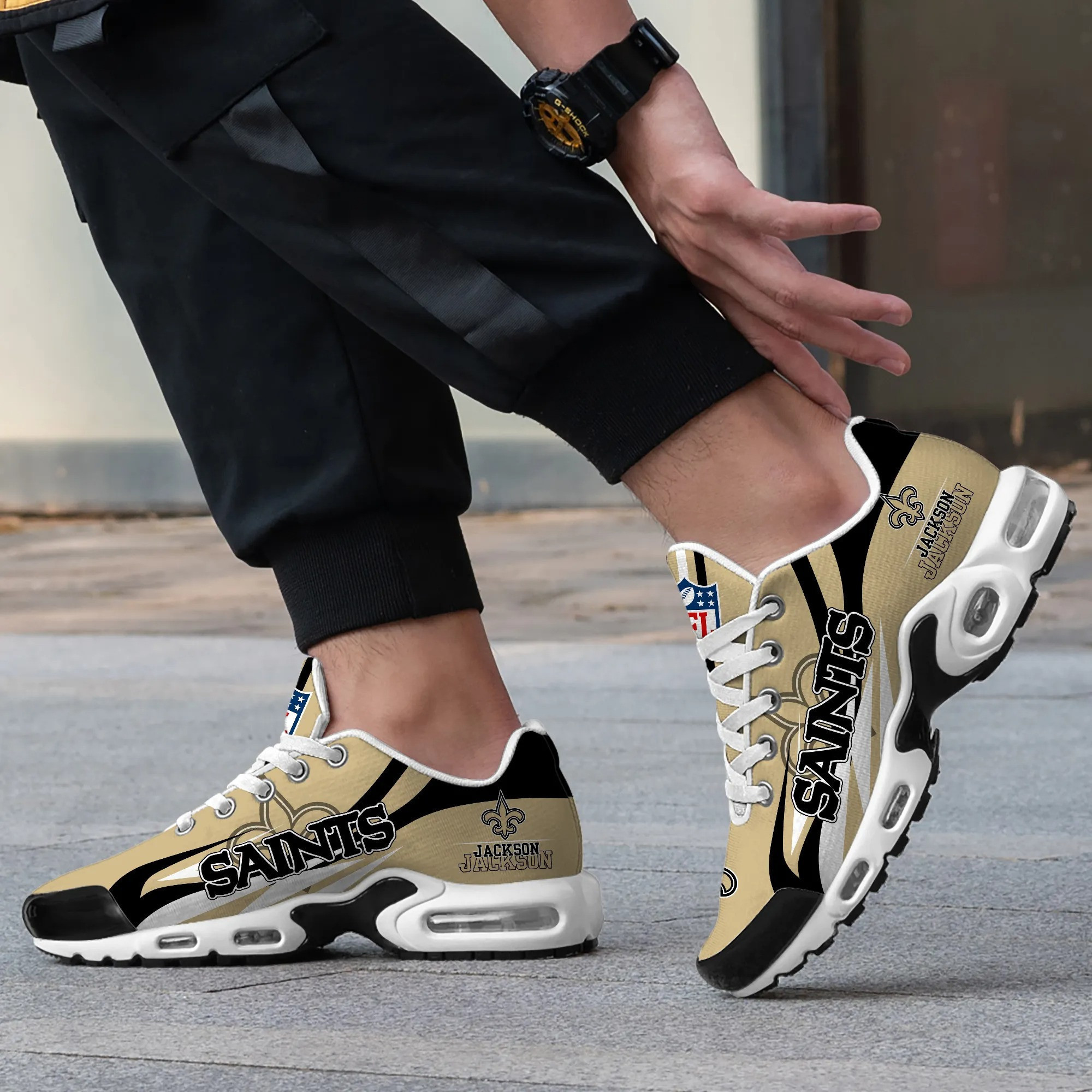 New Orleans Saints Personalized Plus Air Max Sneaker Shoes