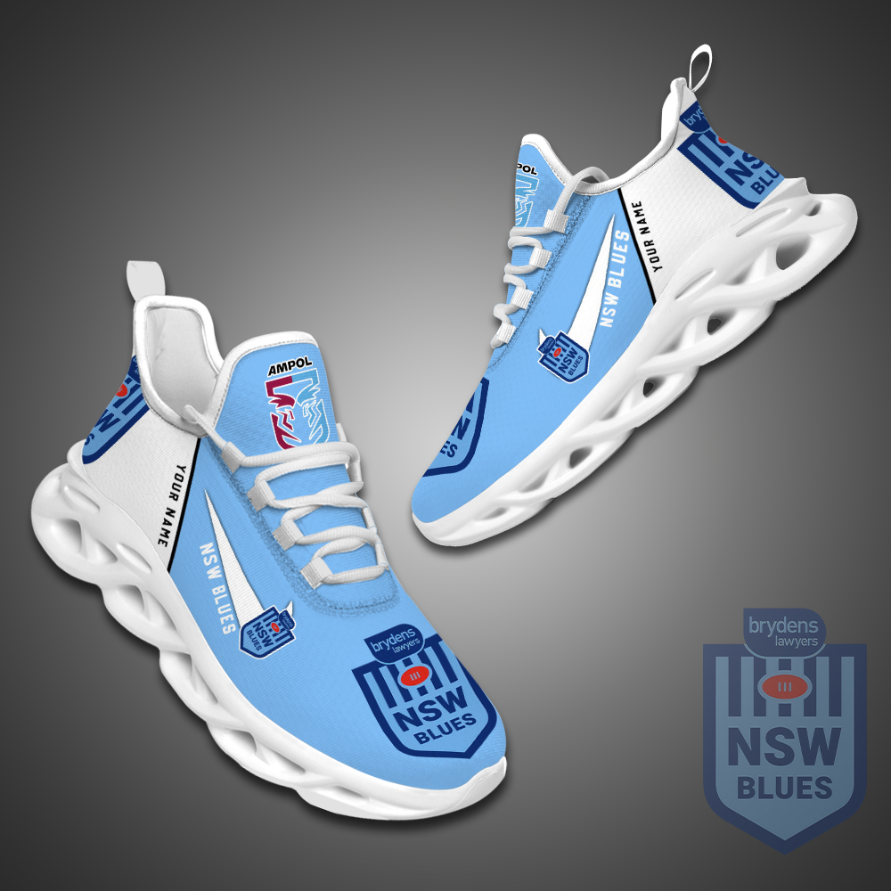 New South Wales Blues State Of Origin Max Soul Shoes
