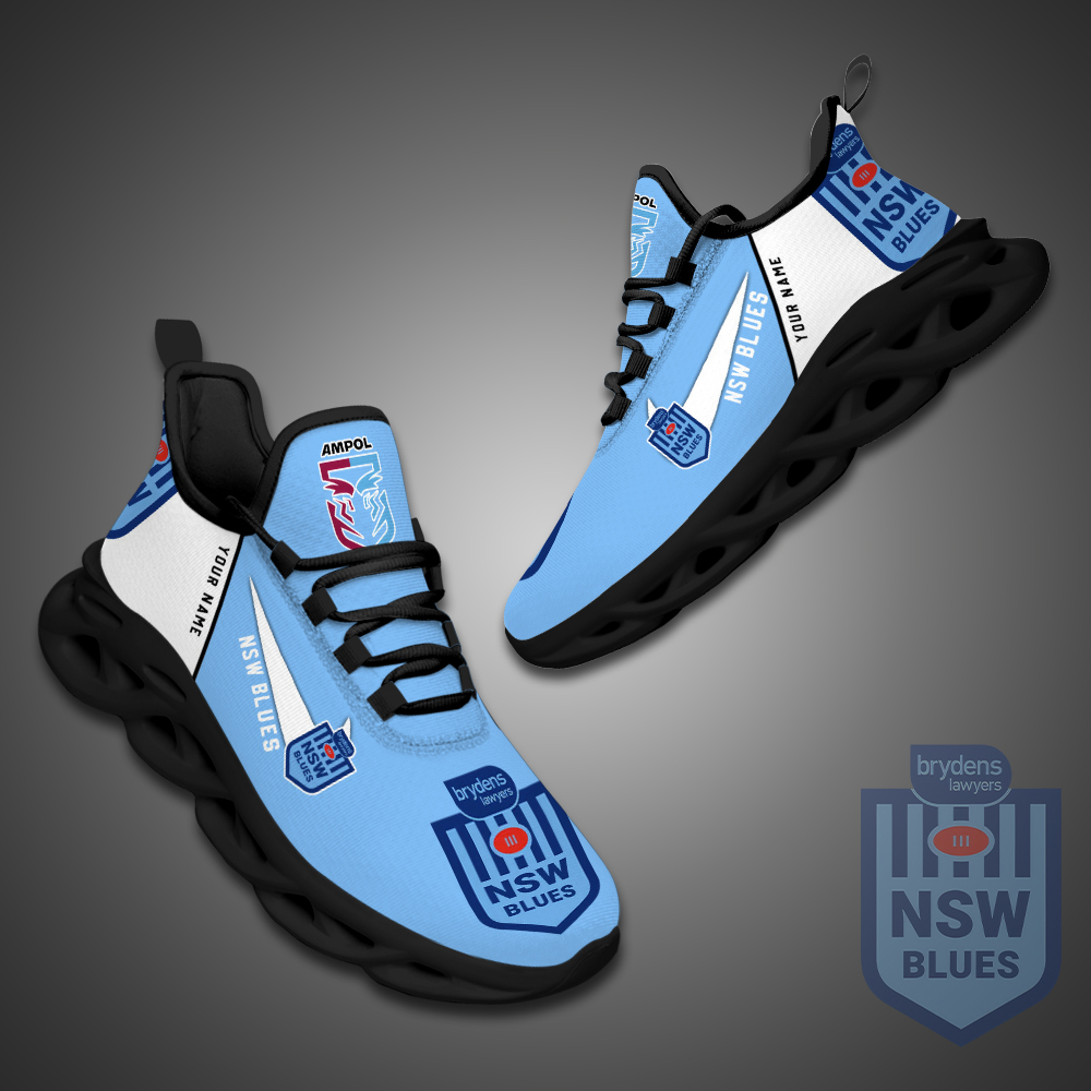 New South Wales Blues State Of Origin Max Soul Shoes