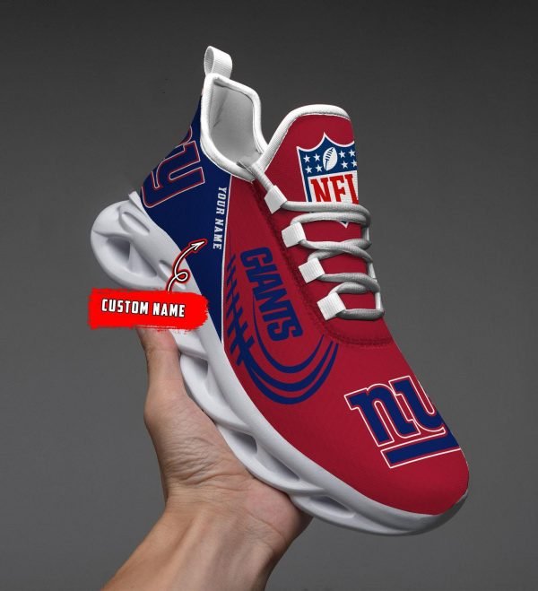 New York Giants Black Max Soul Shoes 2026 Versions Custom Name 630
