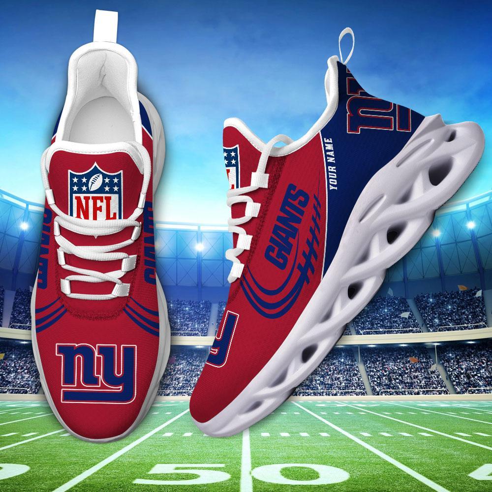 New York Giants Black Max Soul Shoes 2026 Versions Custom Name 630