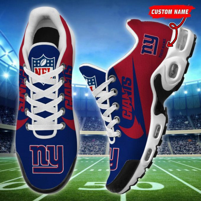New York Giants Custom Name Shoes Air Cushion Sneakers