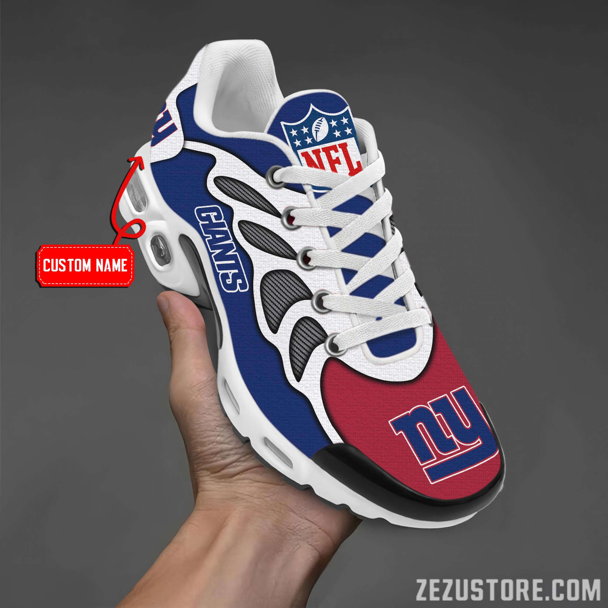 New York Giants Premium Air Max Plus Sport Sneakers For Fan Gifts