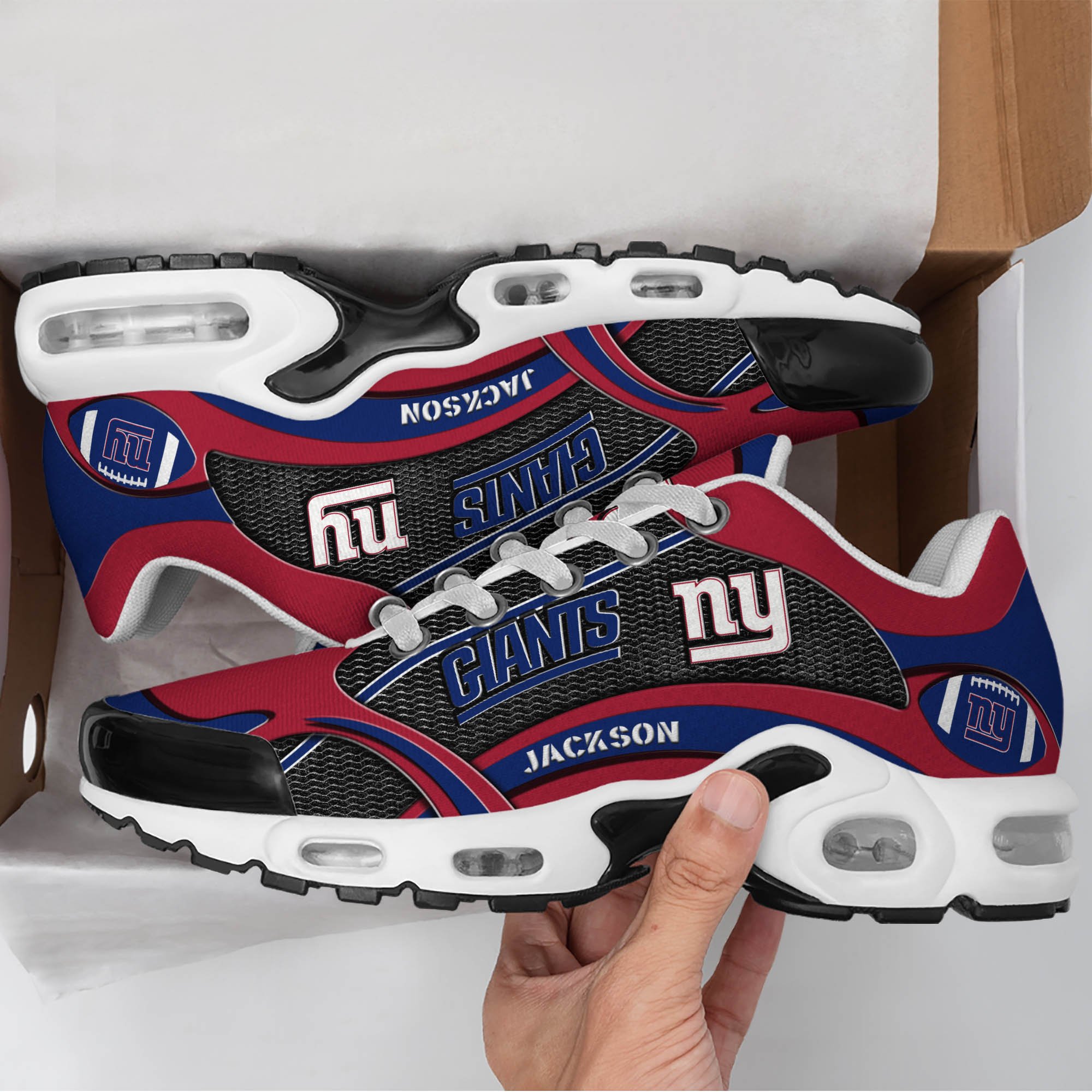 New York Giants Team TN Shoes 2026 Version Custom Name 889