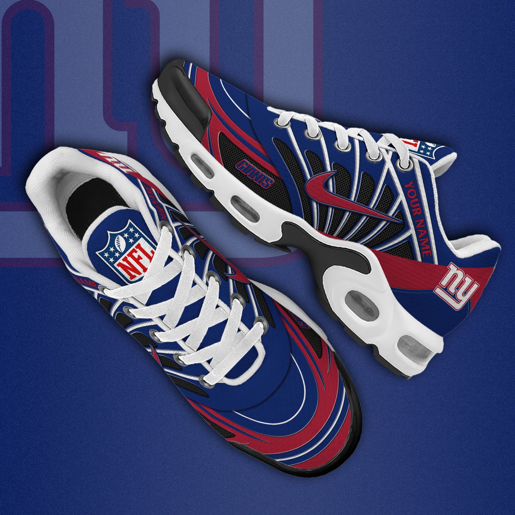 New York Giants TN Shoes 2026 Versions Custom Your Name 921