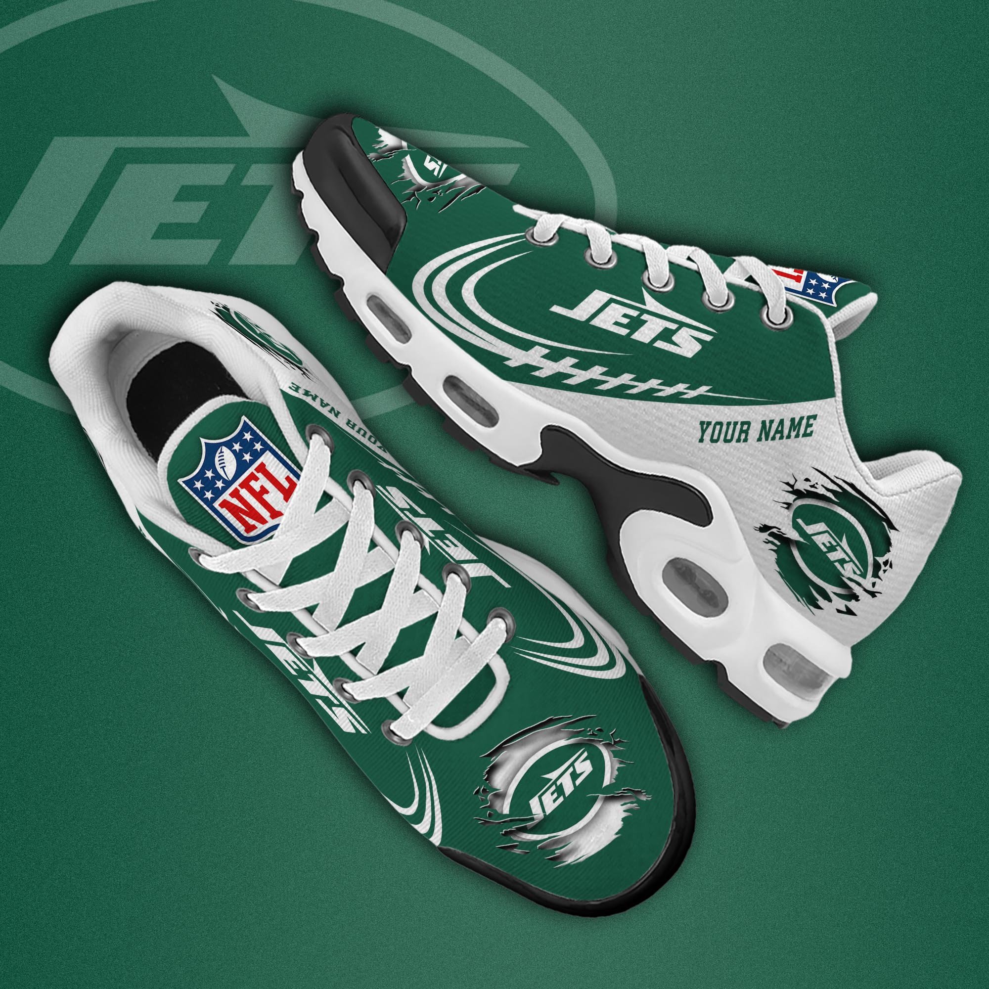 New York Jets TN Shoes 2026 Version Custom Name