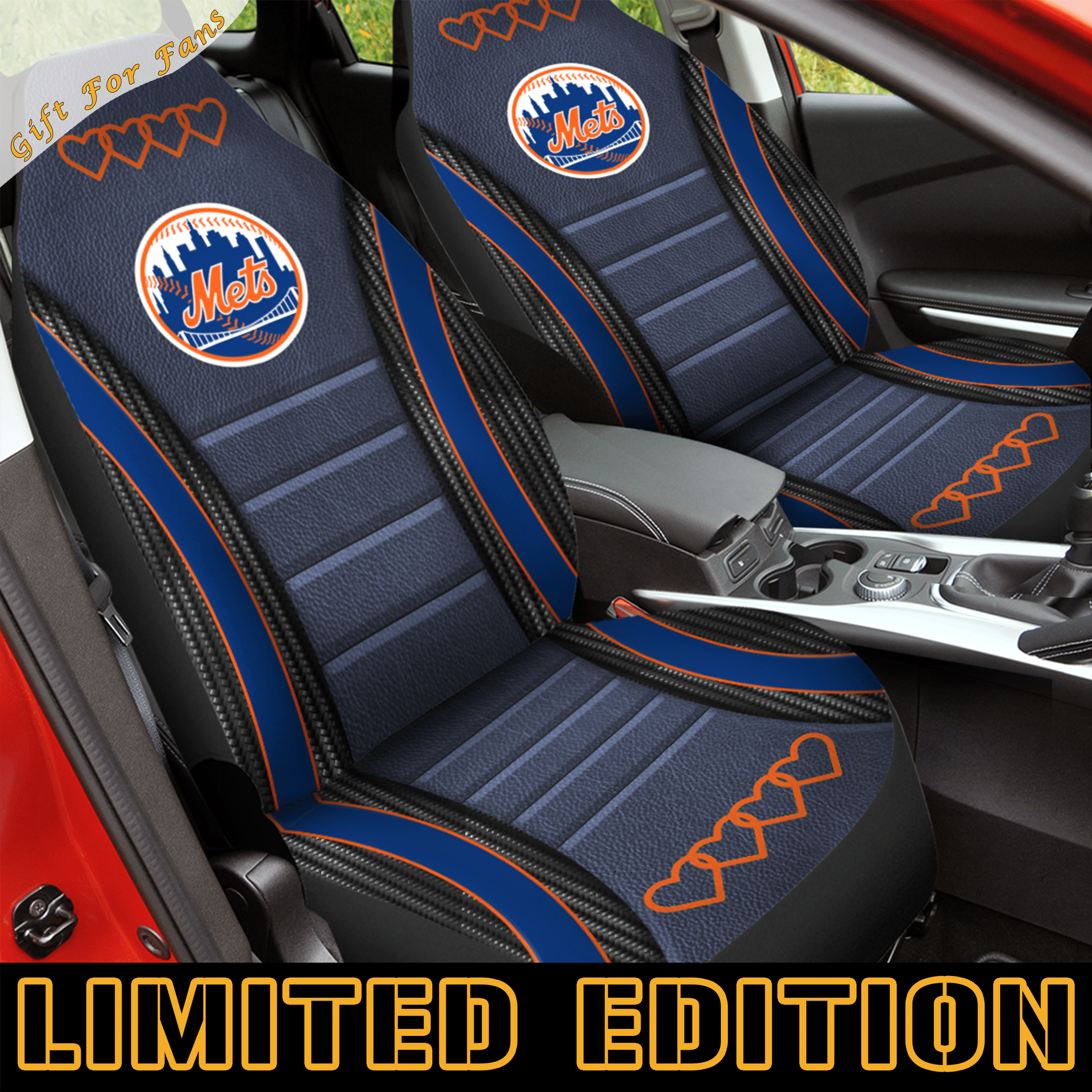 New York Mets Car Seat Covers -V2