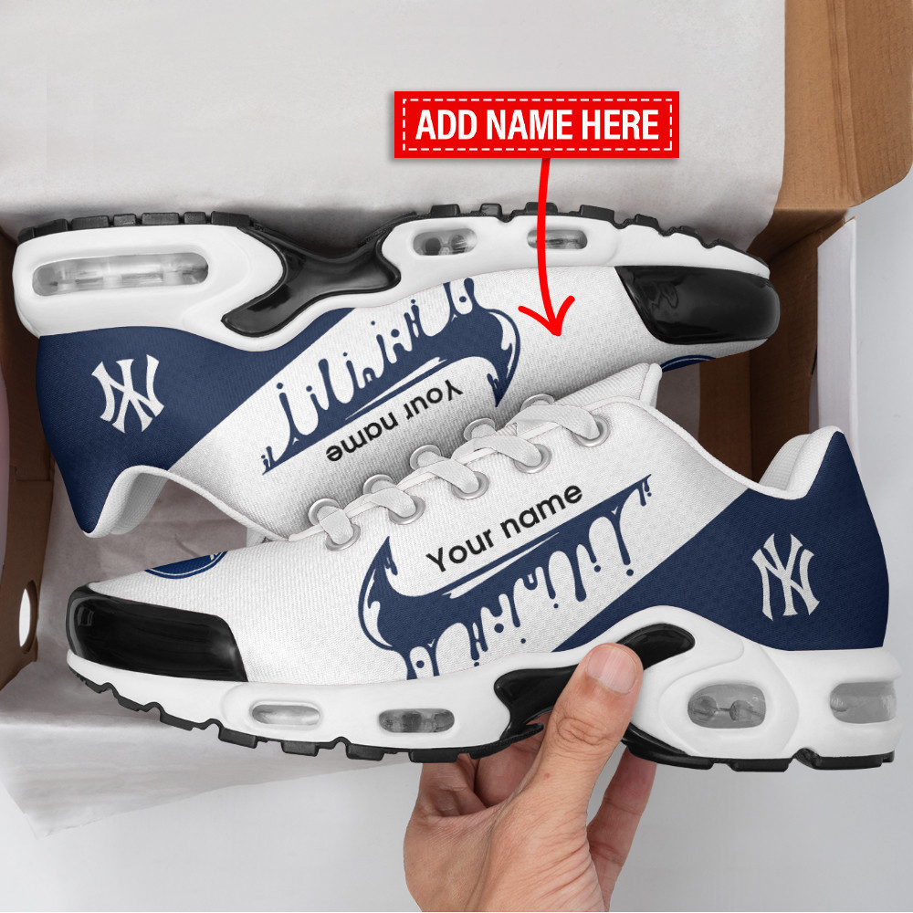 New York Yankees Personalized Air Max Shoes Cushion Sneaker