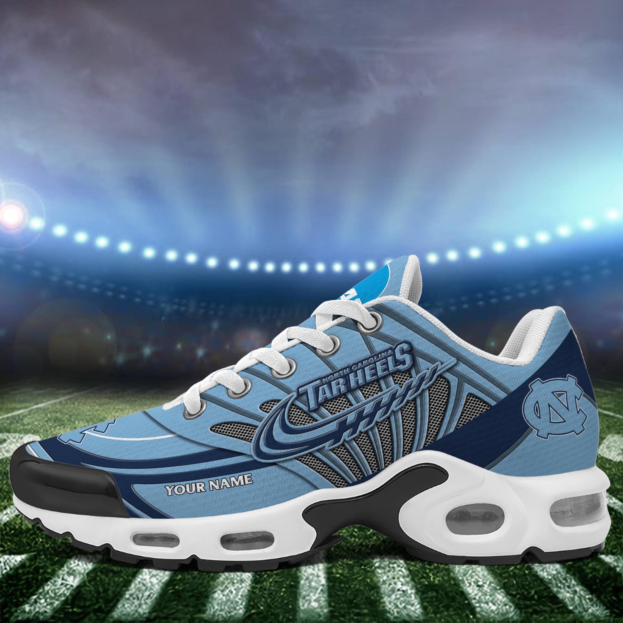 North Carolina Tar Heels TN Shoes 2026 Version Custom Your Name 594