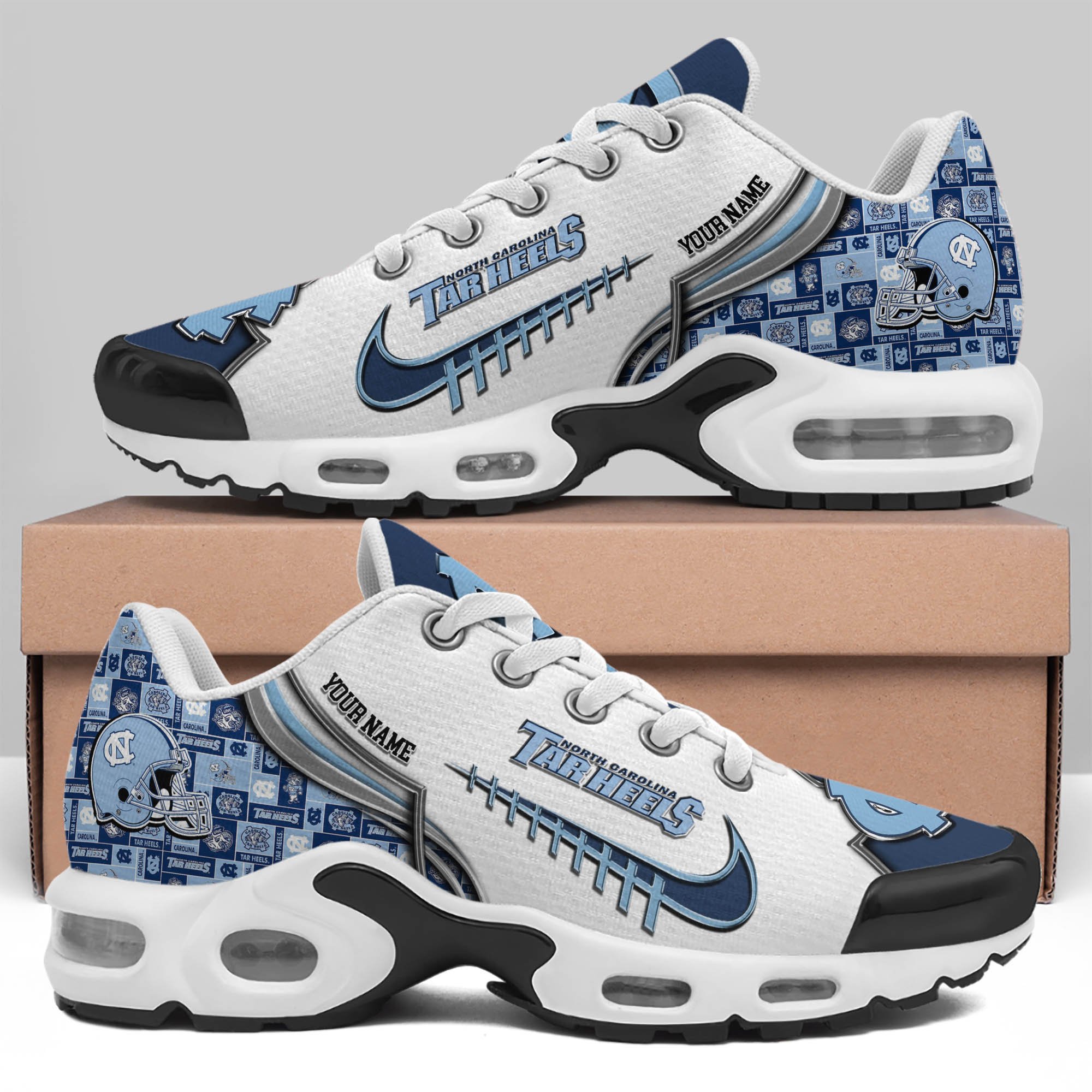 North Carolina Tar Heels TN Shoes 2026 Version Custom Your Name 642