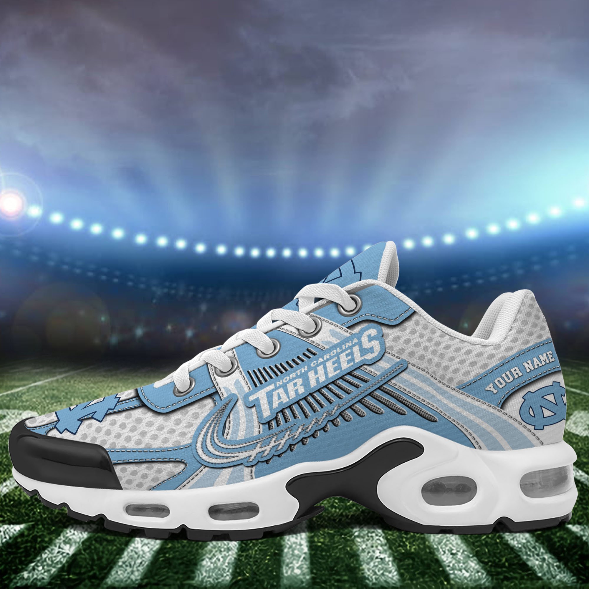 North Carolina Tar Heels TN Shoes Custom Your Name, Sport Shoes, Gifts For Fans, Sport Gifts For Him ETRG-62360