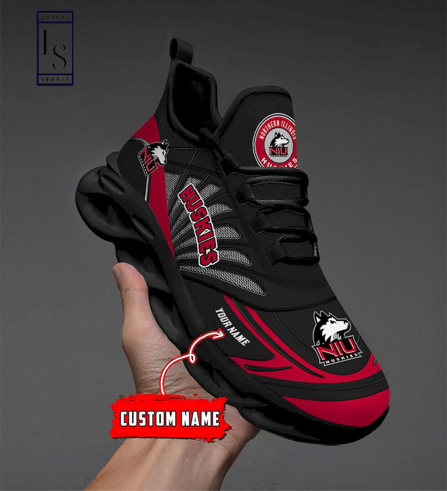 Northern Illinois Huskies Custom Name Max Soul Shoes