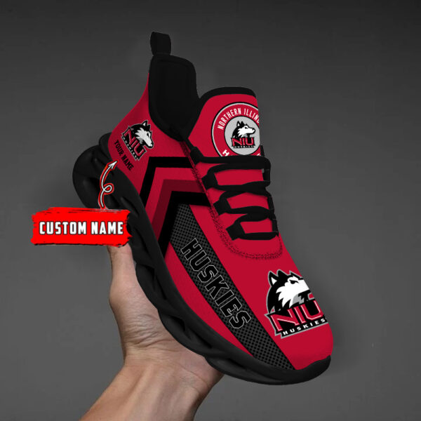 Northern Illinois Huskies Personalized Custom Name Max Soul Shoes DS003
