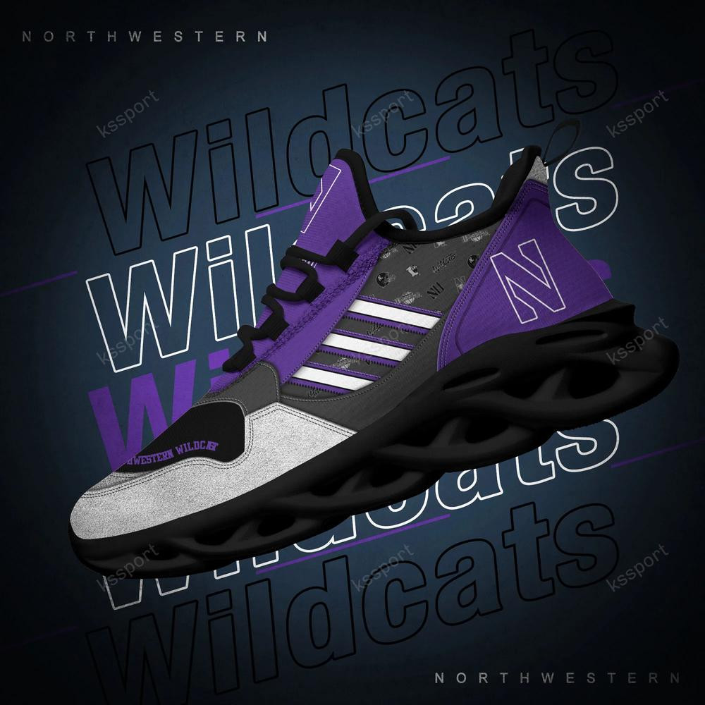 Northwestern Wildcats Max Soul Clunky, Running Sneakers
