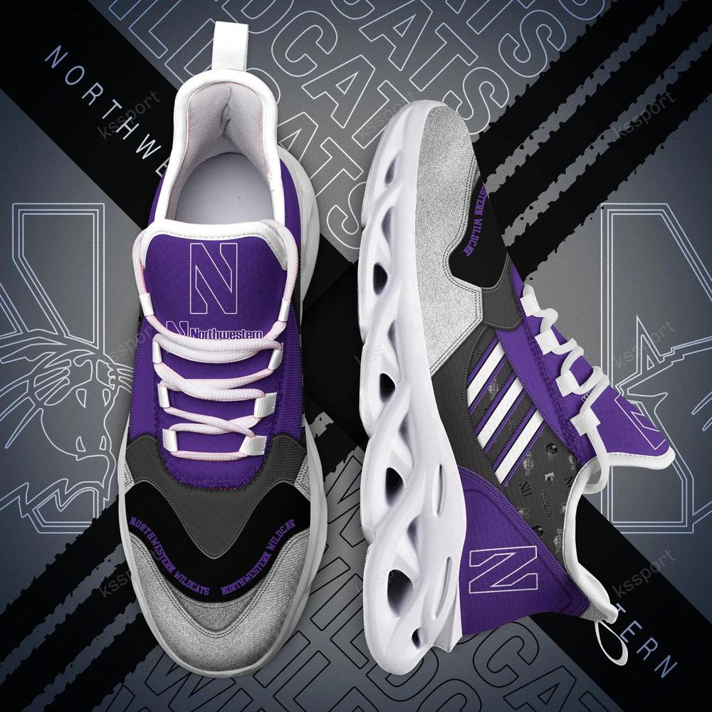Northwestern Wildcats Max Soul Clunky, Running Sneakers