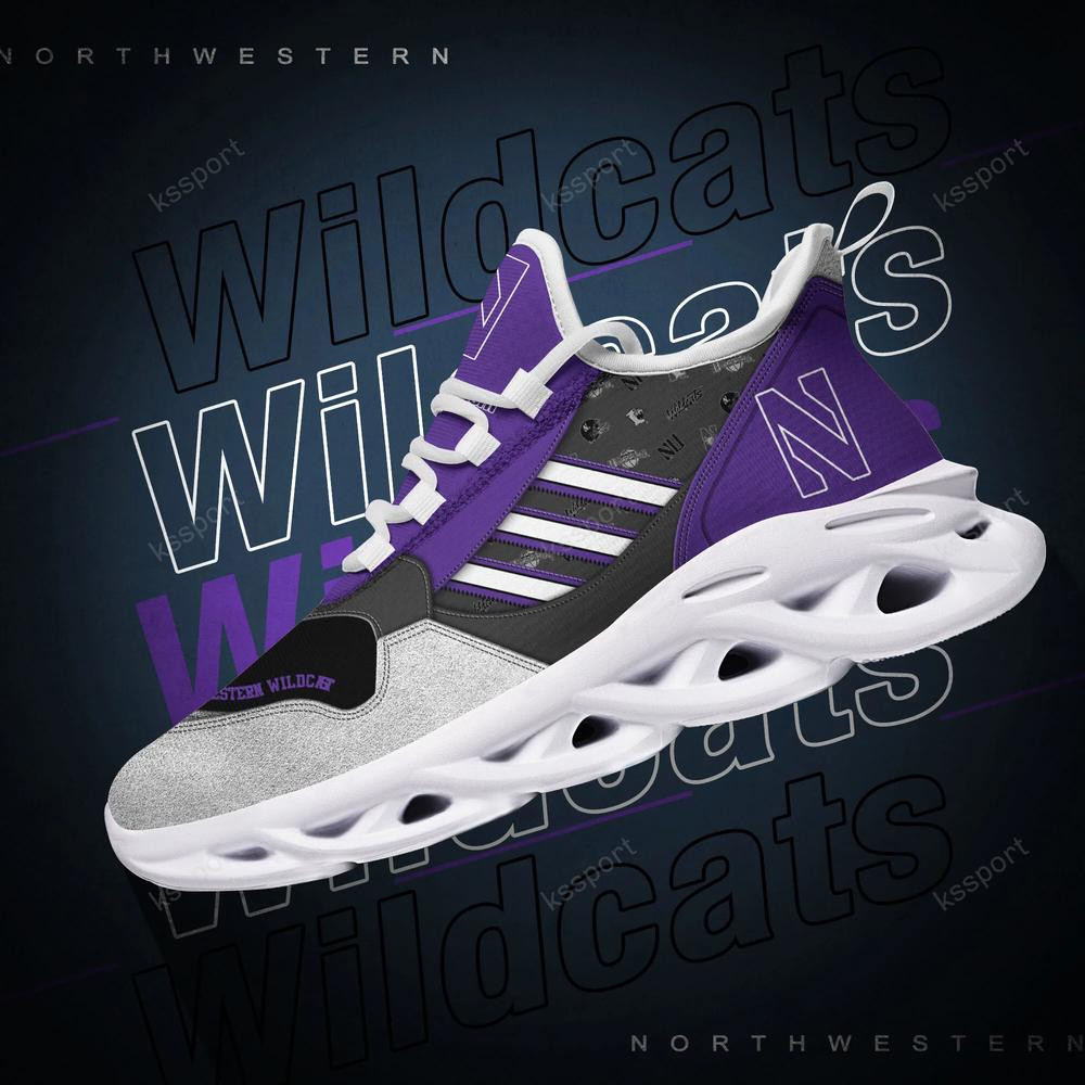 Northwestern Wildcats Max Soul Clunky, Running Sneakers