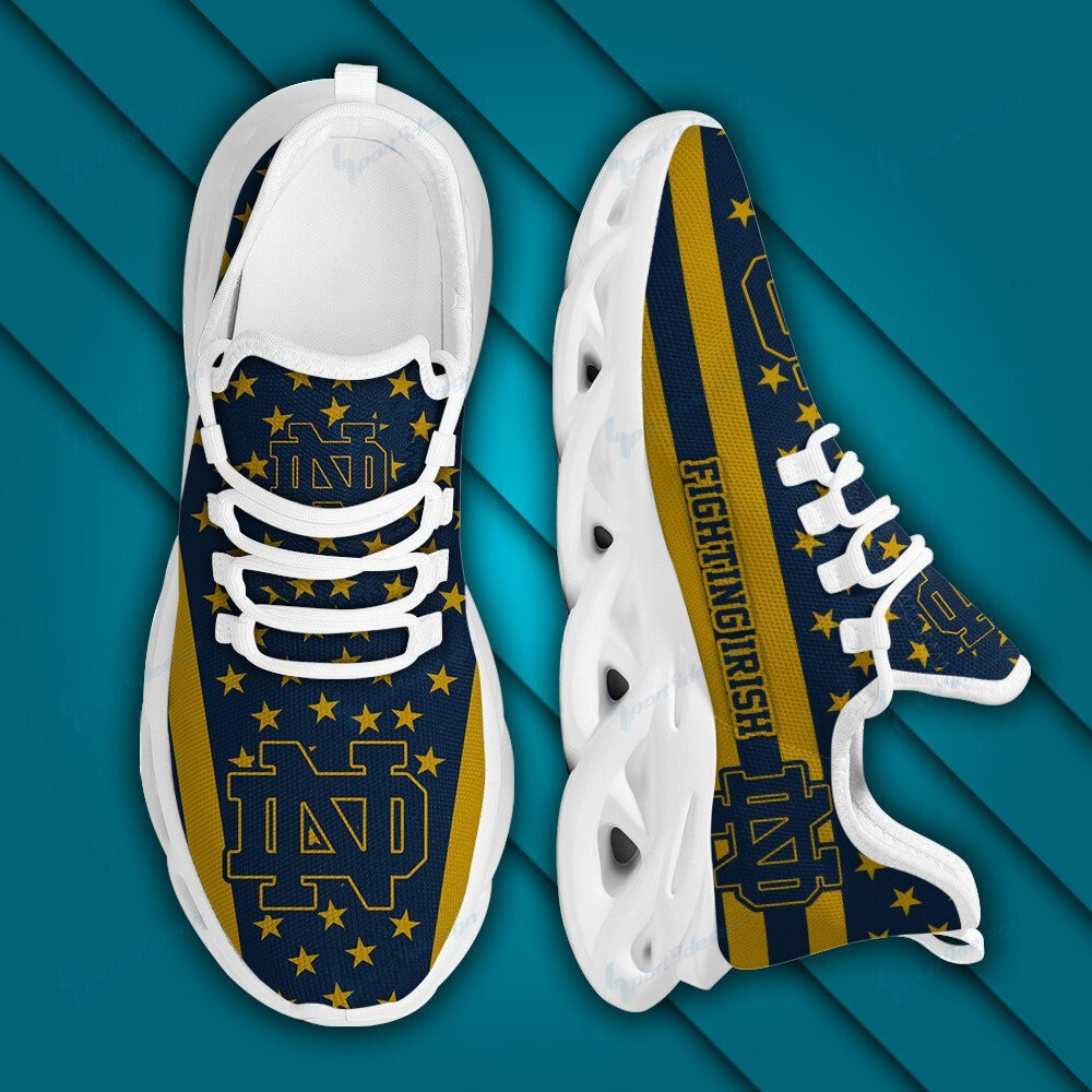 Notre Dame Fighting Irish Max Soul YZ Running Sneakers 06