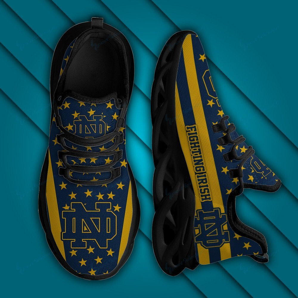 Notre Dame Fighting Irish Max Soul YZ Running Sneakers 06