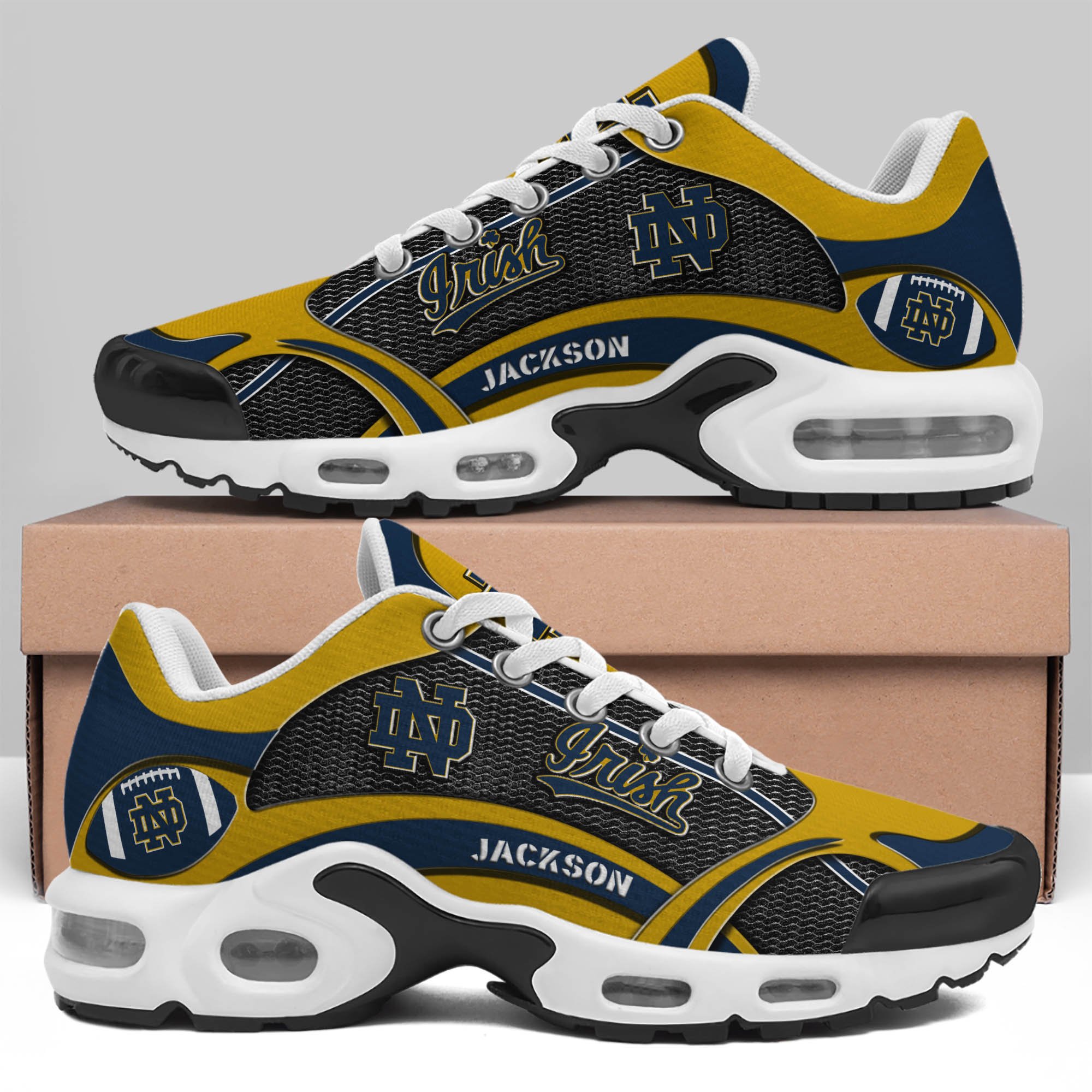 Notre Dame Fighting Irish Team TN Shoes 2026 Version Custom Name 889