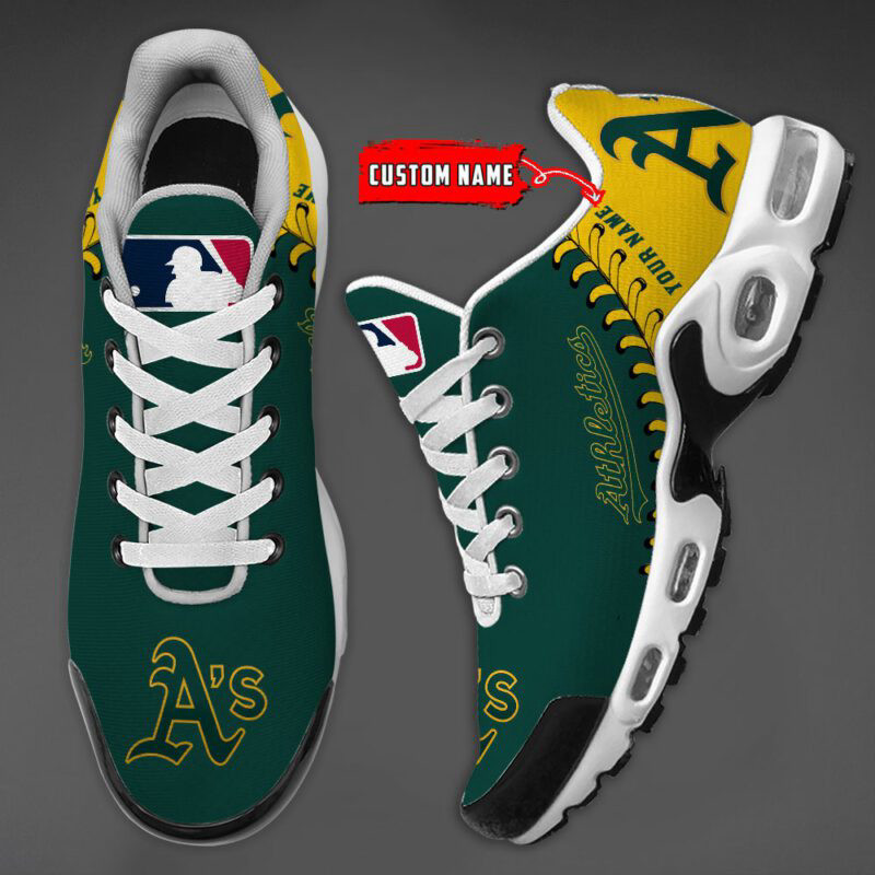 Oakland Athletics Air Max Plus Sport Sneakers For Fan Gifts
