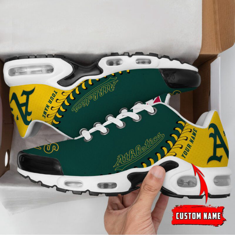Oakland Athletics Air Max Plus Sport Sneakers For Fan Gifts