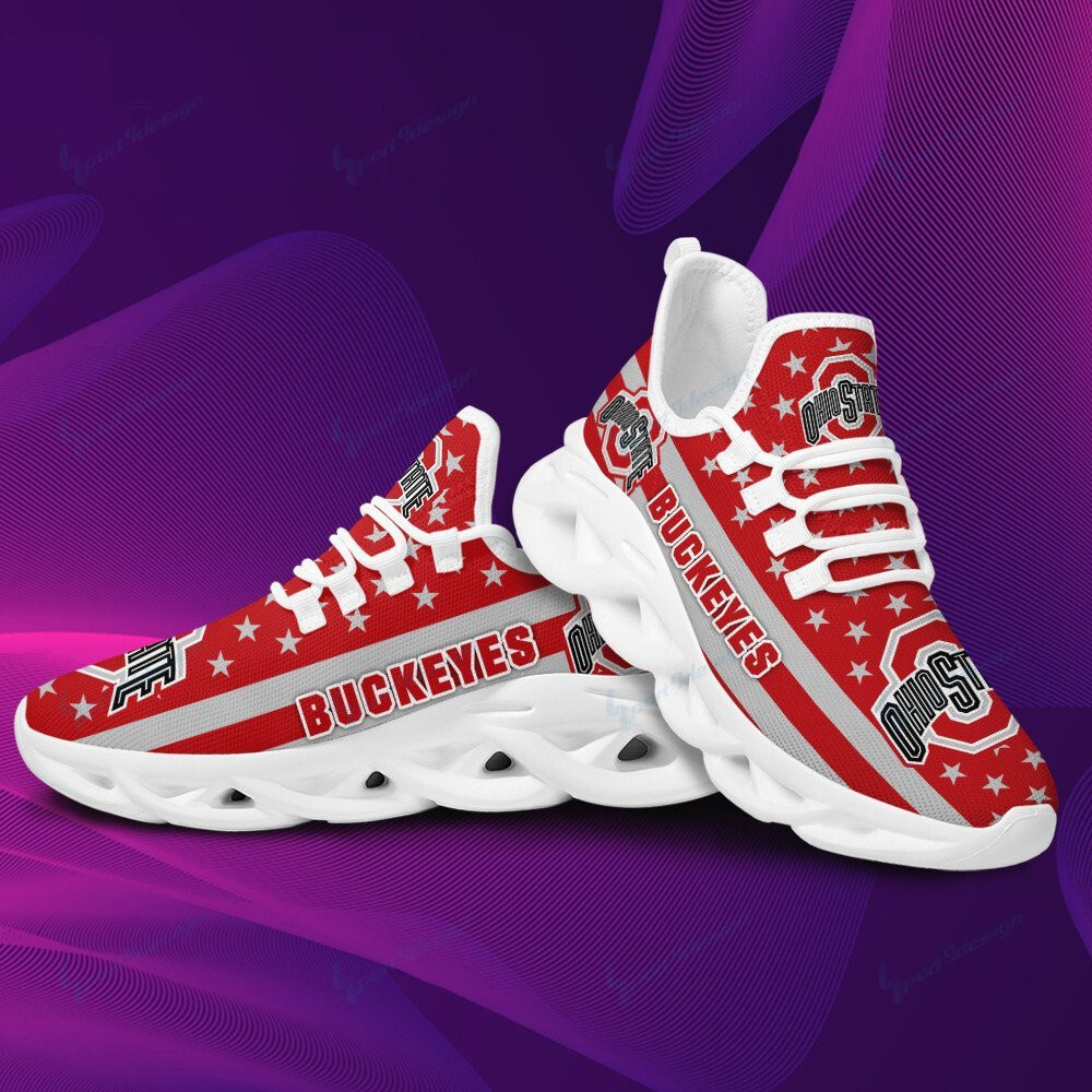 Ohio State Buckeyes Max Soul YZ Running Sneakers 05