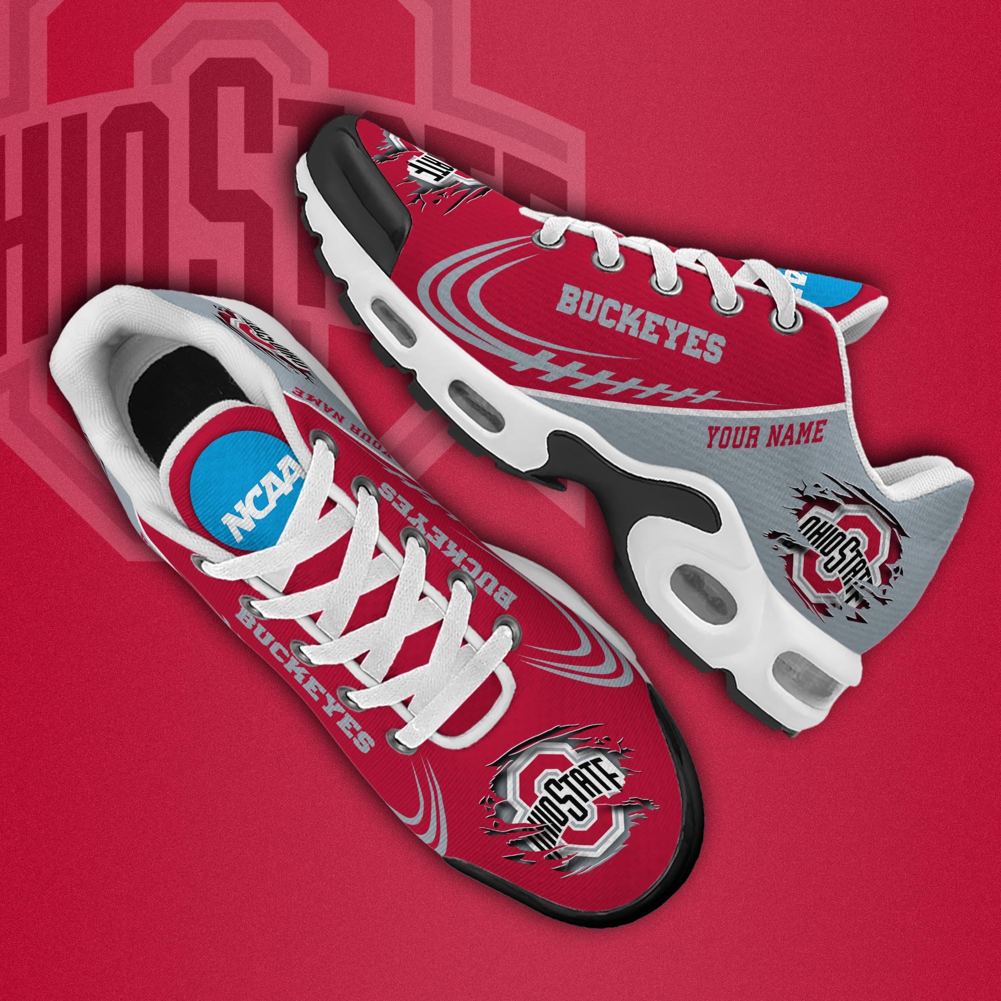 Ohio State Buckeyes TN Shoes 2026 Version Custom Name