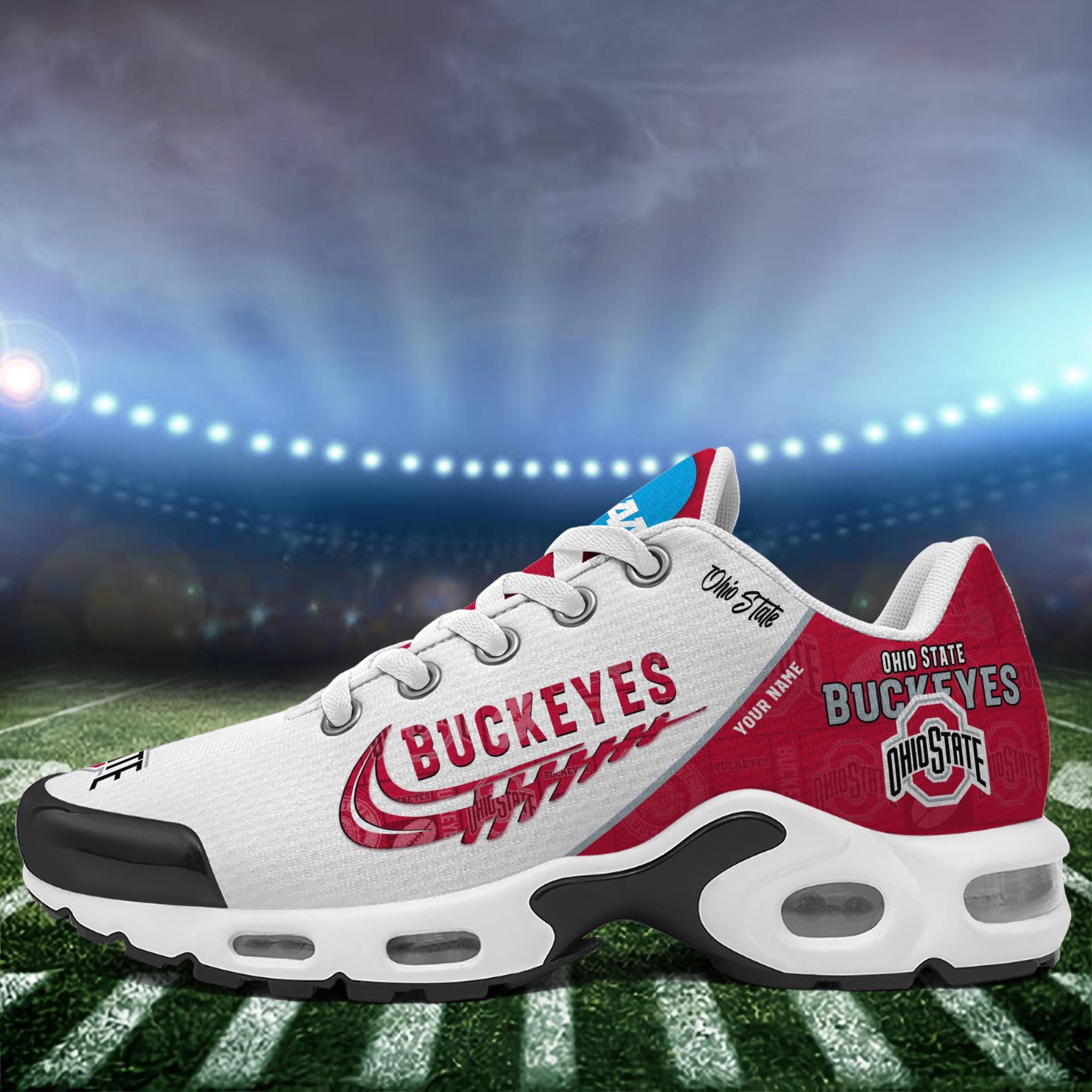 Ohio State Buckeyes TN Shoes Custom Your Name 2026 Version 203