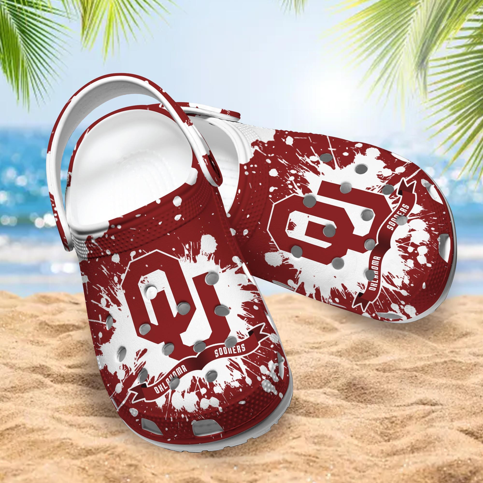 Oklahoma Sooners Clog Shoes, Water Shoes
