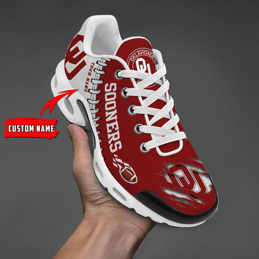 Oklahoma Sooners Personalized TN Air Max Shoes Air Cushion Sneakers
