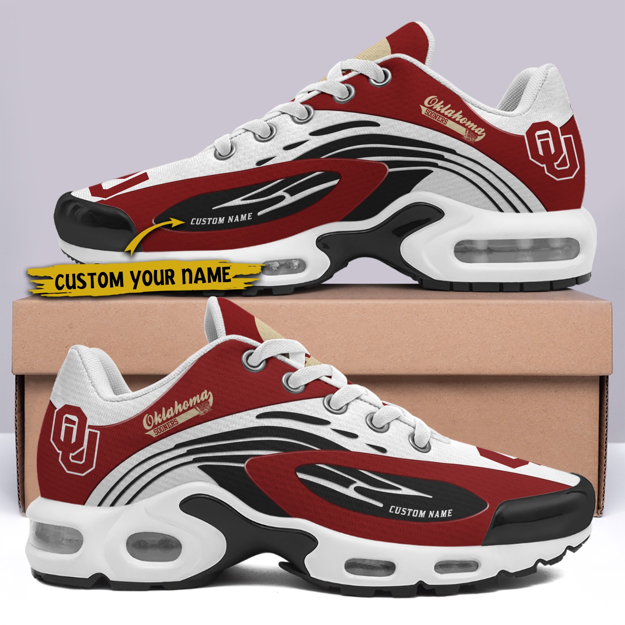 Oklahoma Sooners TN Shoes 2026 Version Custom Your Name 026