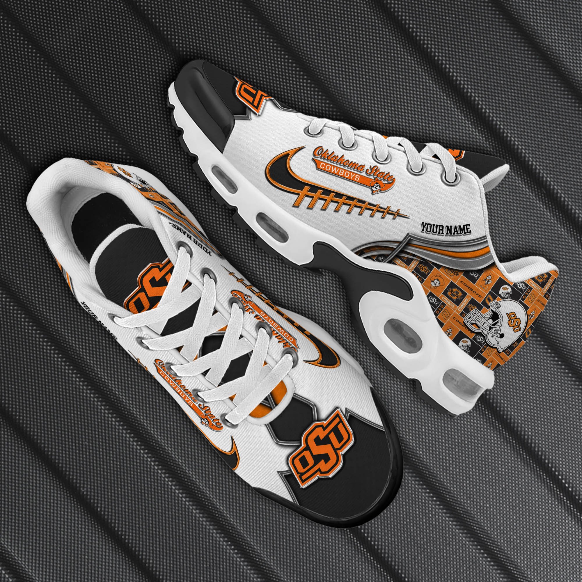 Oklahoma State Cowboys TN Shoes 2026 Version Custom Your Name 642