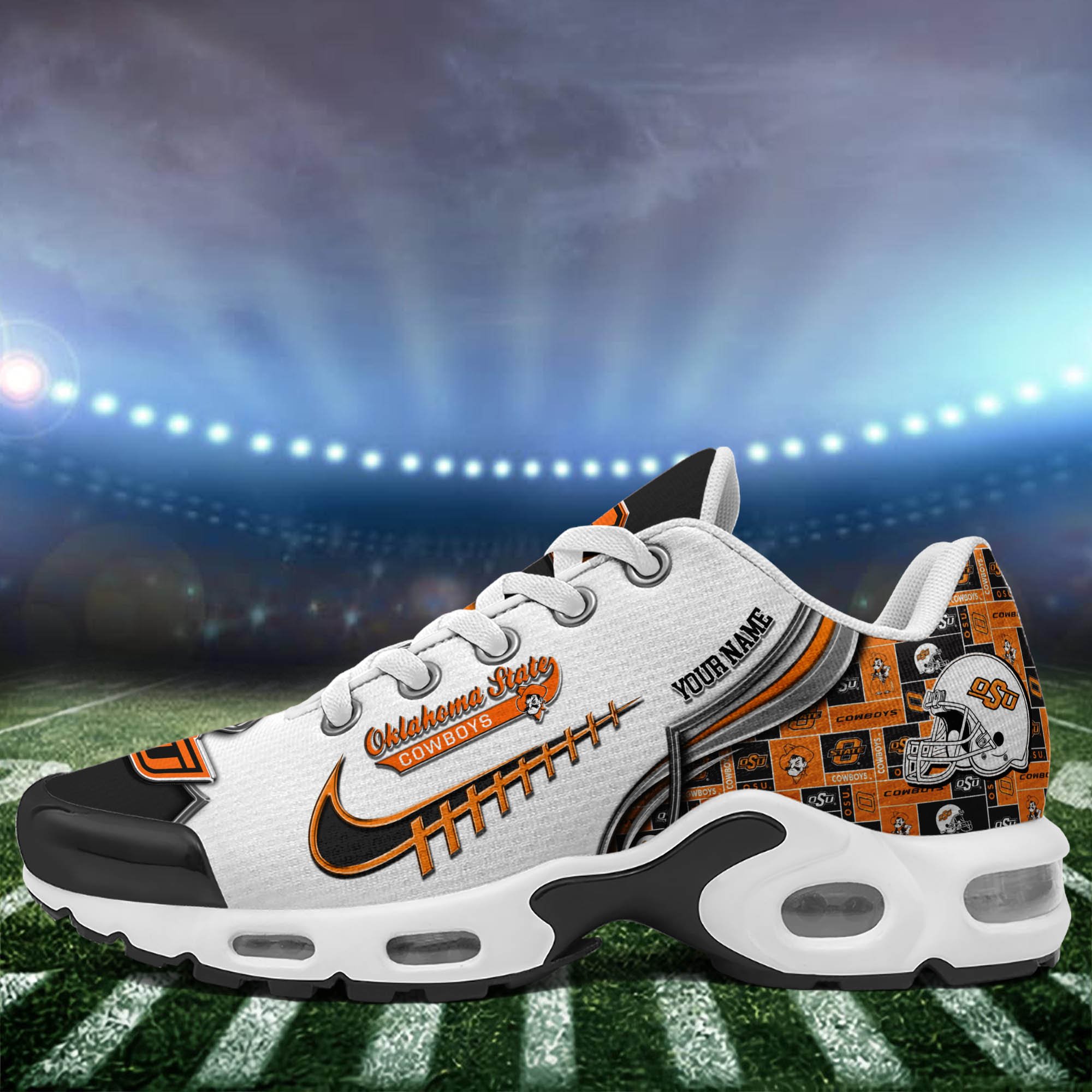 Oklahoma State Cowboys TN Shoes 2026 Version Custom Your Name 642