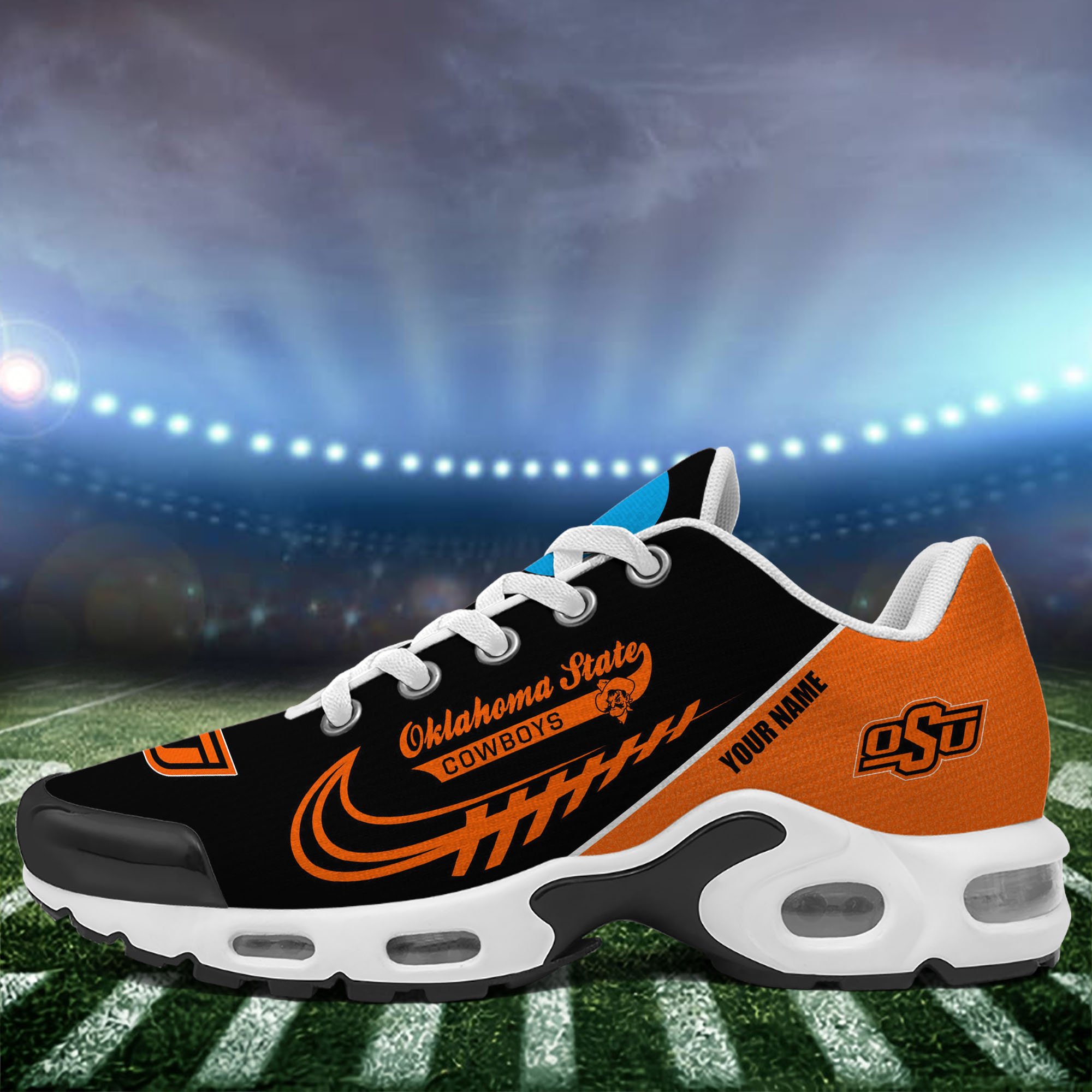Oklahoma State Cowboys TN Shoes Custom Your Name 514