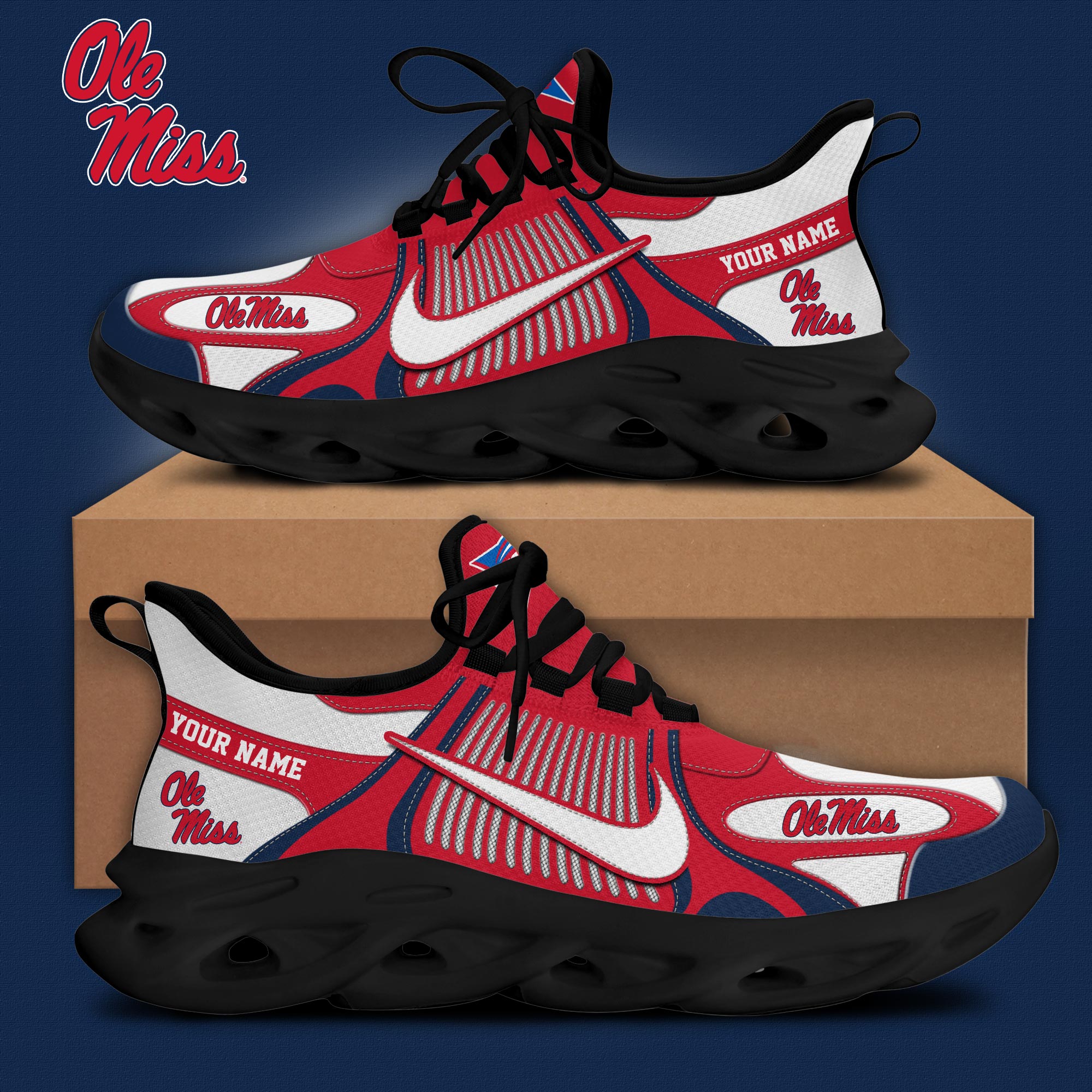 Ole Miss Rebels Max Soul Shoes Ver Special