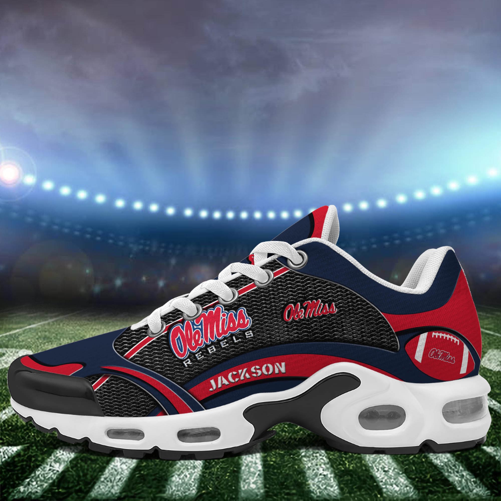 Ole Miss Rebels Team TN Shoes 2026 Version Custom Name 889